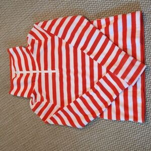 Telluride Clothing Company Quarter Zip Stripe Fleece Size Small